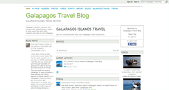 Desktop Screenshot of galapagostravelblog.com